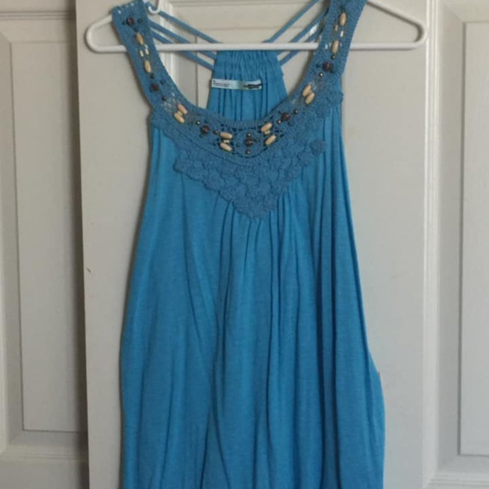 Light blue tank top